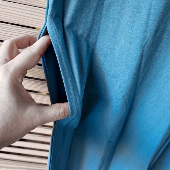 Anthropologie Sarah Liller SF New With Tags Felicity Shirt Dress Size M Blue - Picture 5 of 9